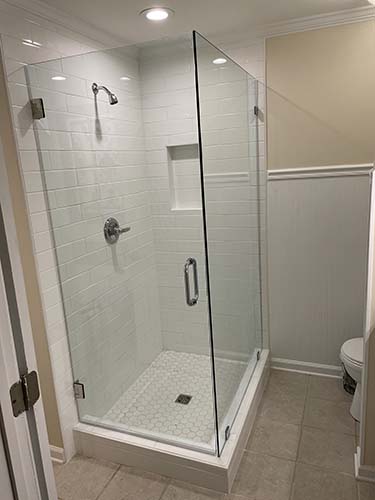 Sanders Construction - Bathroom shower after