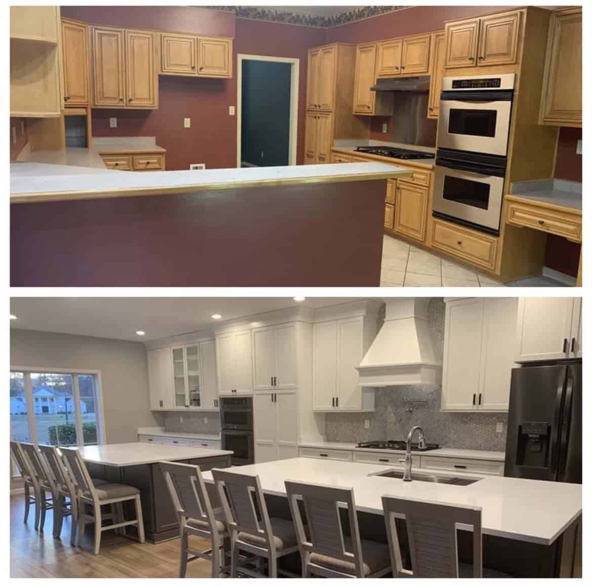 Sanders Construction- Before and After Kitchen